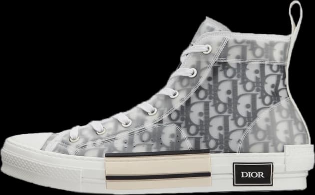 Dior B23 Sneaker Haute Tissu Oblique — 42 EU